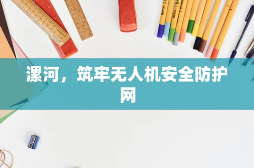 漯河，筑牢无人机安全防护网