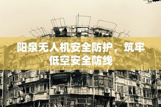 阳泉无人机安全防护，筑牢低空安全防线