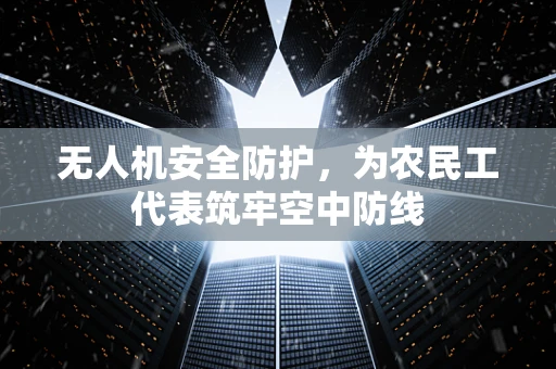 无人机安全防护，为农民工代表筑牢空中防线