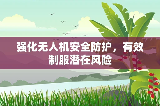 强化无人机安全防护，有效制服潜在风险