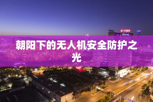 朝阳下的无人机安全防护之光