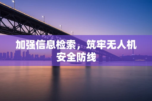 加强信息检索，筑牢无人机安全防线
