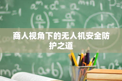 商人视角下的无人机安全防护之道