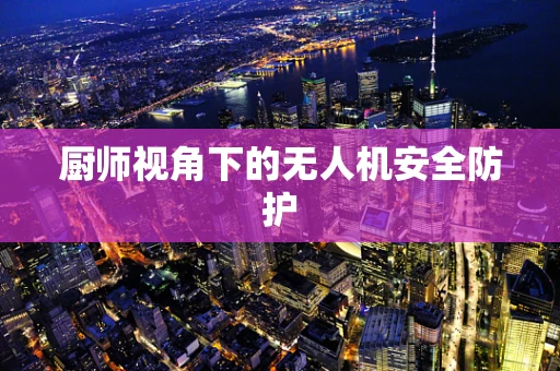 厨师视角下的无人机安全防护