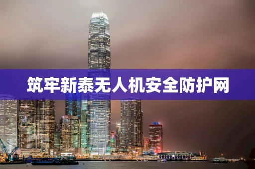 筑牢新泰无人机安全防护网