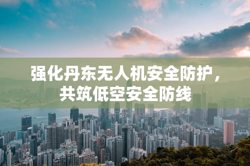 强化丹东无人机安全防护，共筑低空安全防线