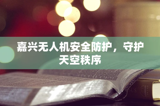 嘉兴无人机安全防护，守护天空秩序