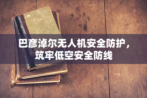 巴彦淖尔无人机安全防护，筑牢低空安全防线