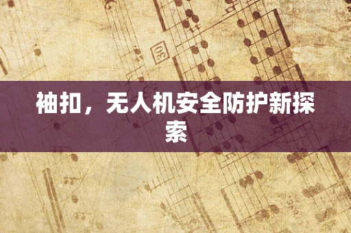 袖扣，无人机安全防护新探索
