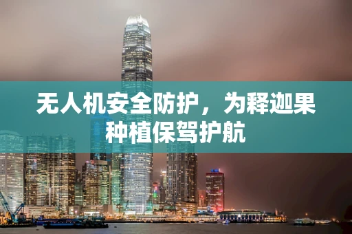无人机安全防护，为释迦果种植保驾护航
