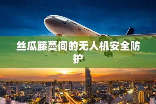 丝瓜藤蔓间的无人机安全防护