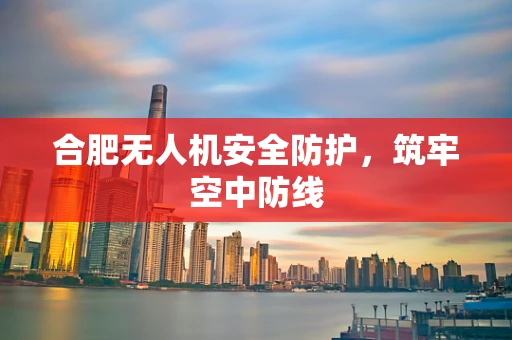 合肥无人机安全防护，筑牢空中防线
