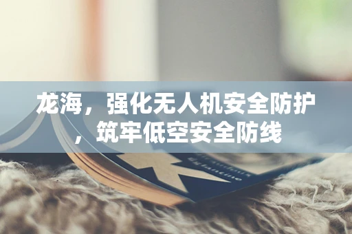 龙海，强化无人机安全防护，筑牢低空安全防线