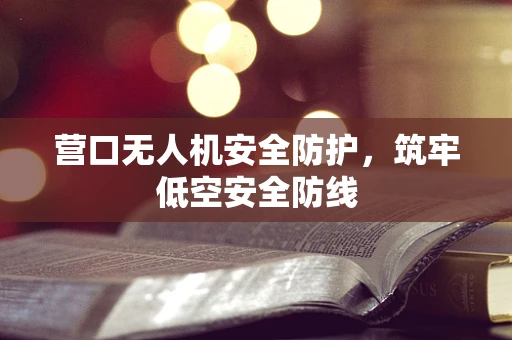 营口无人机安全防护，筑牢低空安全防线