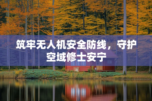 筑牢无人机安全防线，守护空域修士安宁