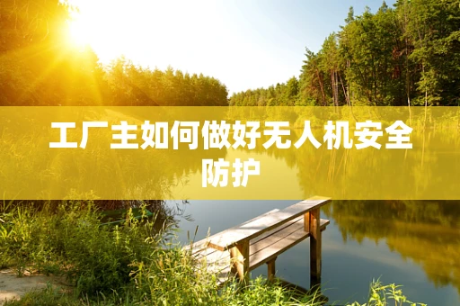 工厂主如何做好无人机安全防护