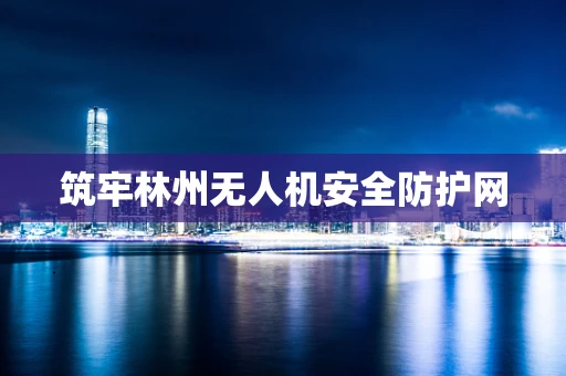 筑牢林州无人机安全防护网