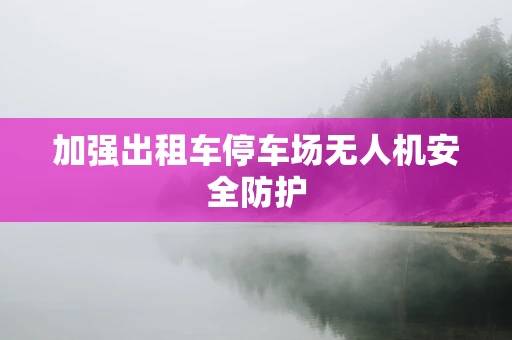 加强出租车停车场无人机安全防护