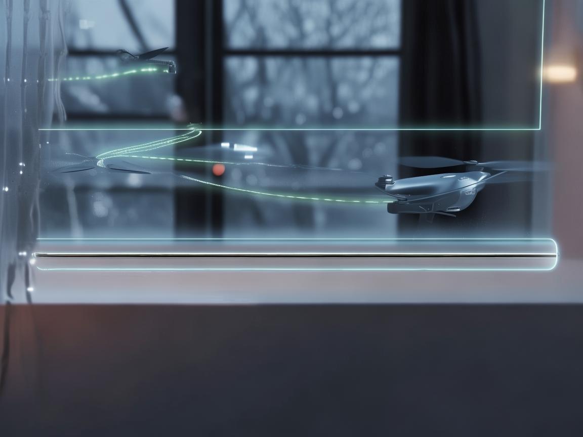 窗帘轨道助力无人机安全防护