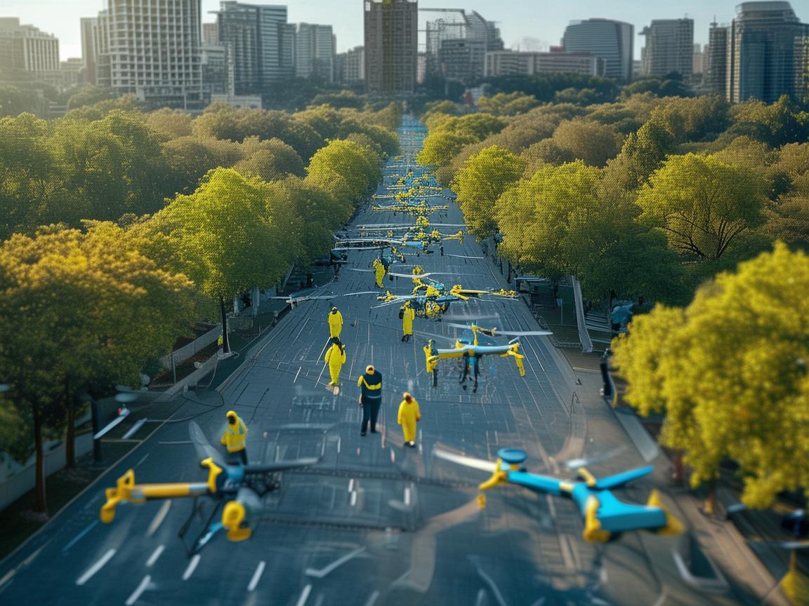 无人机安全防护，为清洁工筑牢空中防线