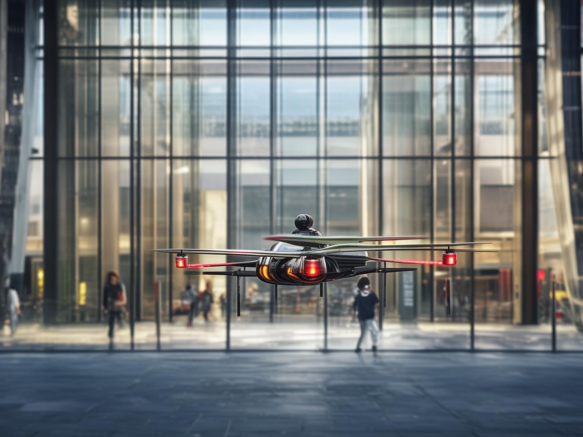 无人机安全防护，百货大楼电梯的守护